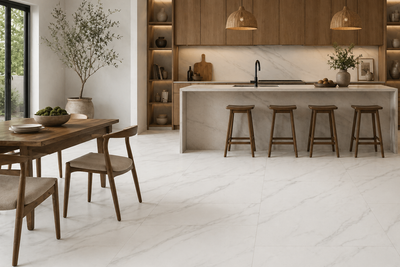 Royal Calacatta 24x24 Matte Marble Look Porcelain Tile