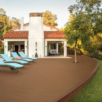 Trex Enhance Saddle 1"x6"x16 ft. Groove Edge Decking Board