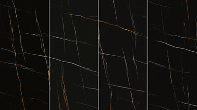 Sahara Noir 39x118 Polished Marble Look Porcelain Slab