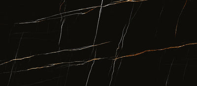Sahara Noir 39x118 Polished Marble Look Porcelain Slab