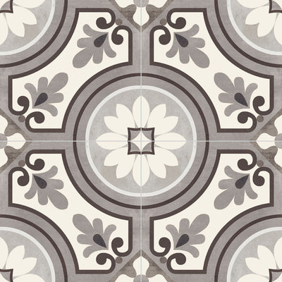 Saint Germain Marrone 8x8 Matte Porcelain Patterned Tile