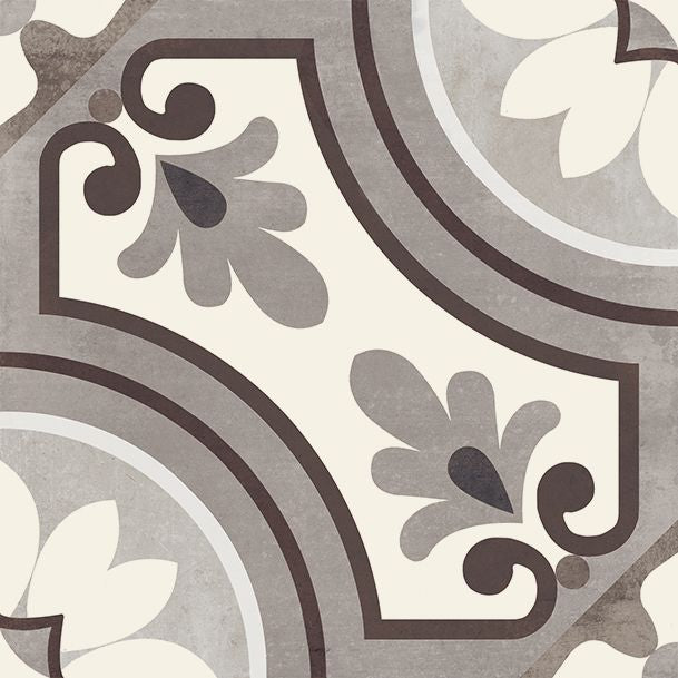 Saint Germain Marrone 8x8 Matte Porcelain Patterned Tile