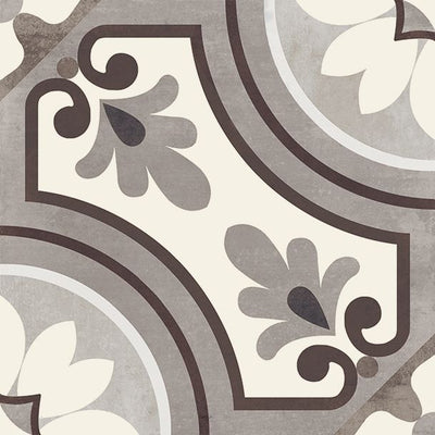 Saint Germain Marrone 8x8 Matte Porcelain Patterned Tile