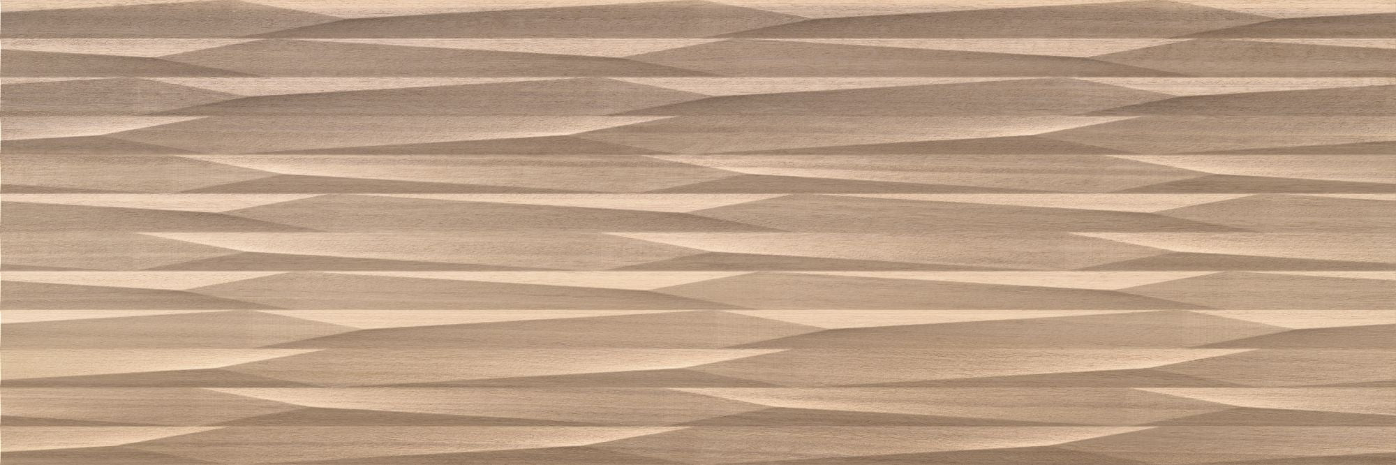 Saloni Prismas Miel 16x48 Matte Wood Look Ceramic Wall Tile