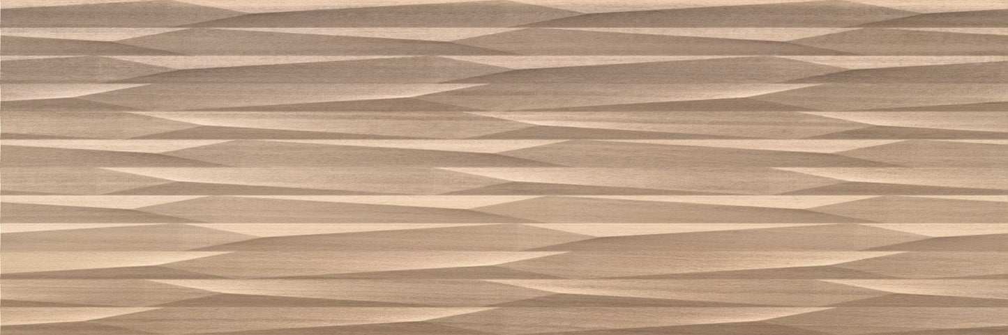 Saloni Prismas Miel 16x48 Matte Wood Look Ceramic Wall Tile