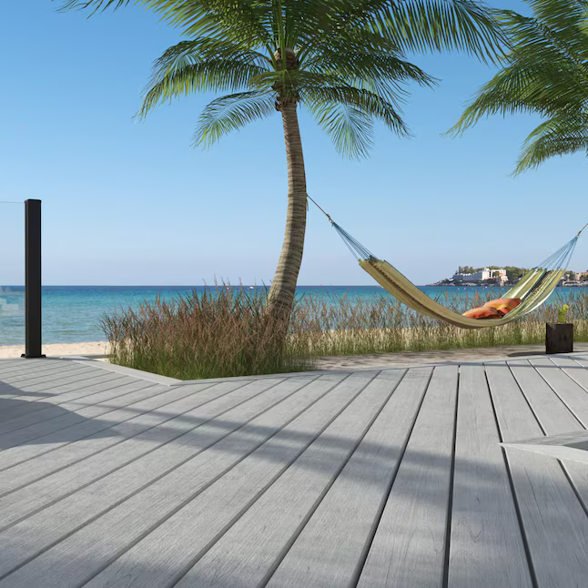 Trex Lineage Salt Flat 1"x6"x20 ft. Groove Edge Decking Board
