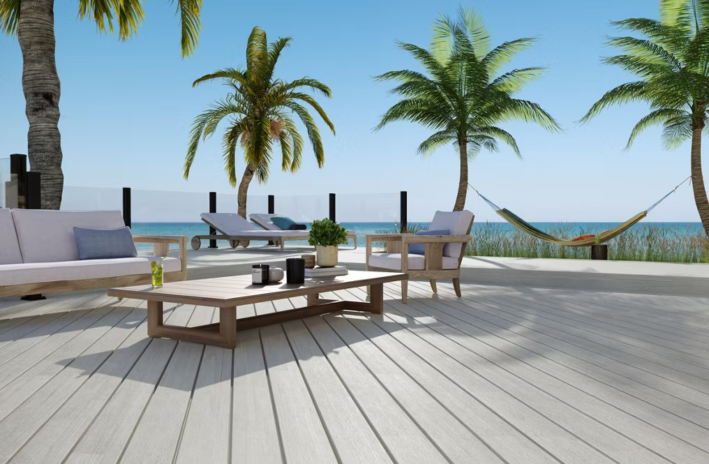 Trex Lineage Salt Flat 1"x6"x16 ft. Groove Edge Decking Board