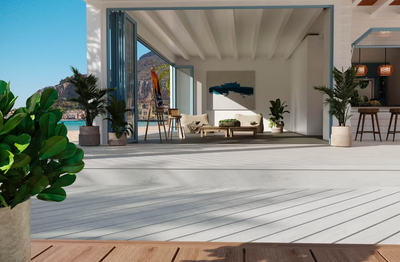 Trex Lineage Salt Flat 1"x6"x20 ft. Groove Edge Decking Board
