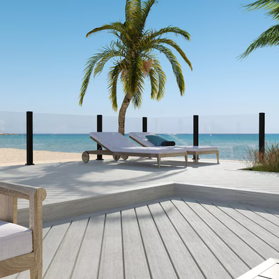 Trex Lineage Salt Flat 1"x6"x16 ft. Groove Edge Decking Board