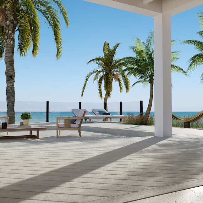 Trex Lineage Salt Flat 1"x6"x16 ft. Groove Edge Decking Board