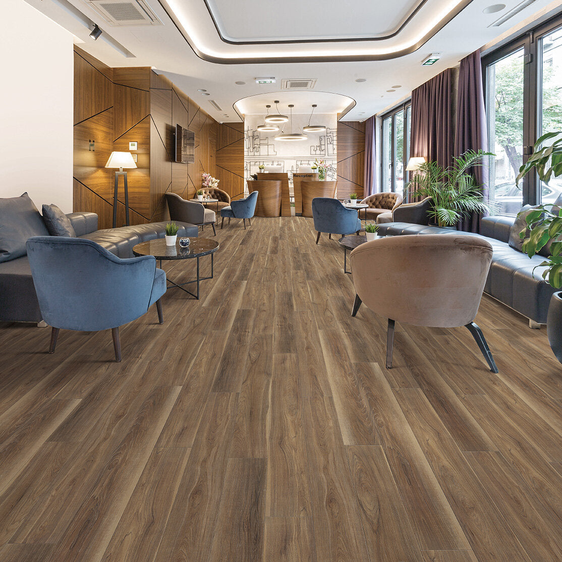 Next Floor Salted Caramel 7"x48" Luxury Vinyl Flooring