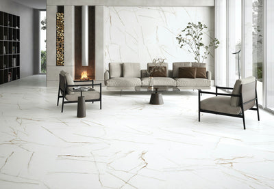 Melbourne 24x48 Matte Finish Marble Look Porcelain Tile