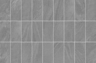 Limestone Dark Grey 12x24 Polished Slate Look Porcelain