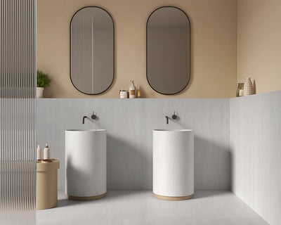 Southwell Vein Pearl 24"x48" Matte Porcelain Tile
