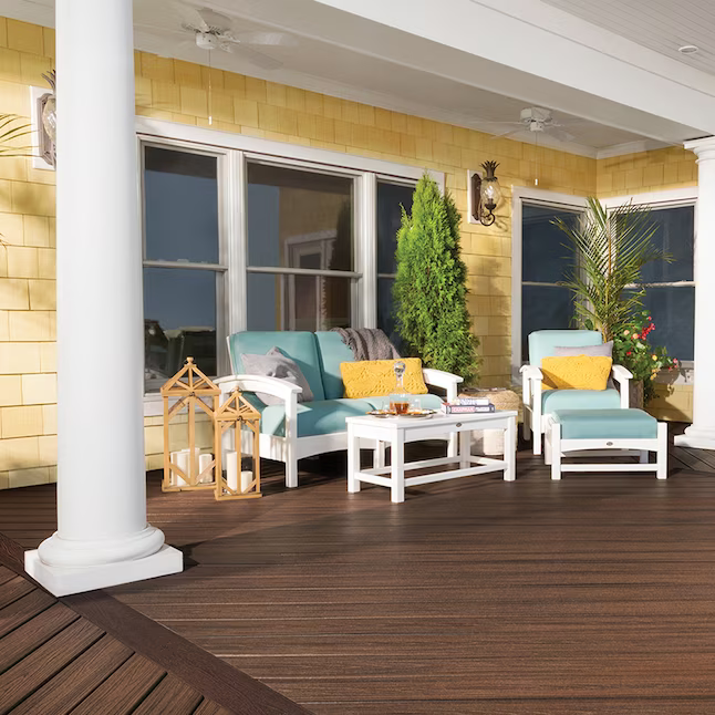Trex Spiced Rum 2"x4"x16 ft. Square Edge Decking Board