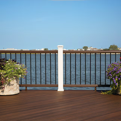 Trex Spiced Rum 2"x4"x16 ft. Square Edge Decking Board