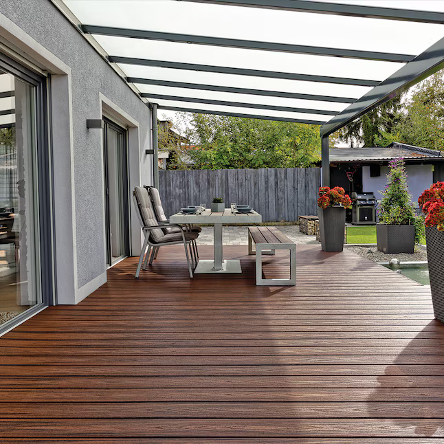 Trex Spiced Rum 2"x4"x16 ft. Square Edge Decking Board