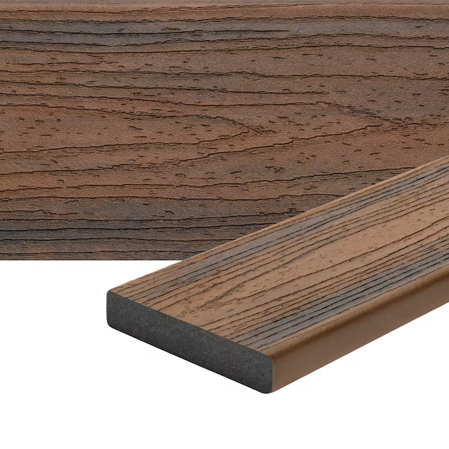 Trex Spiced Rum 2"x4"x16 ft. Square Edge Decking Board