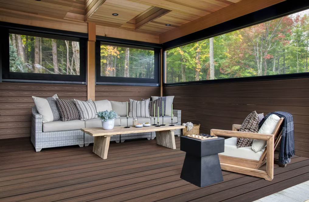 Trex Spiced Rum 2"x4"x16 ft. Square Edge Decking Board