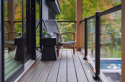 Trex Spiced Rum 2"x6"x16 ft. Square Edge Decking Board