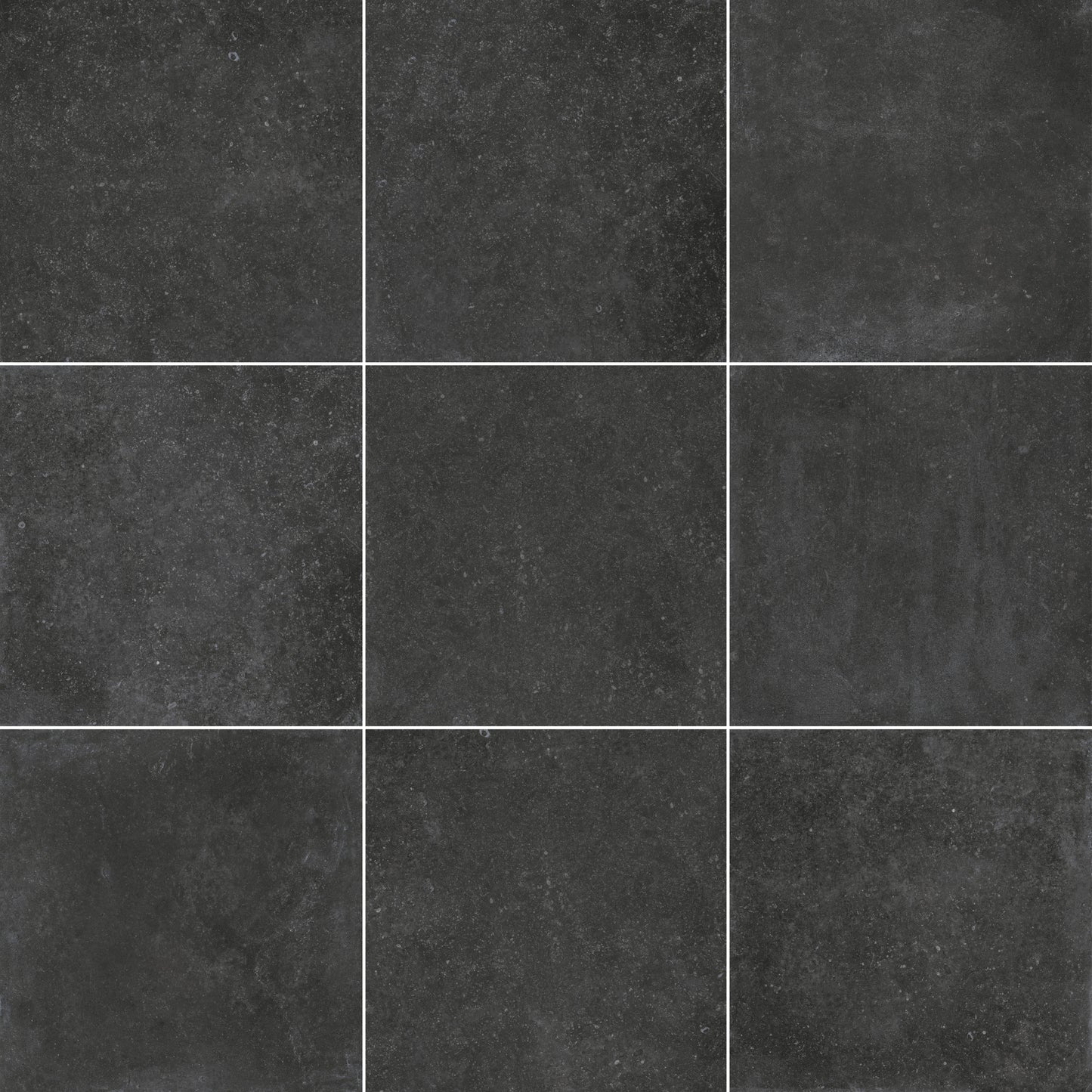 Trend Nero 24"x24" Porcelain Pavers – 2cm Matte Outdoor Deck Tiles