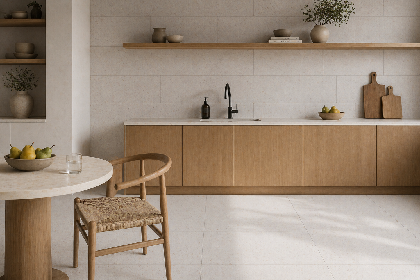 Terrazzo Bianca 12"x24" Matte Porcelain Tile