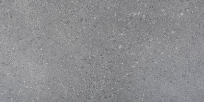 Terrazzo Dark Grey 12"x24" Matte Porcelain Tile