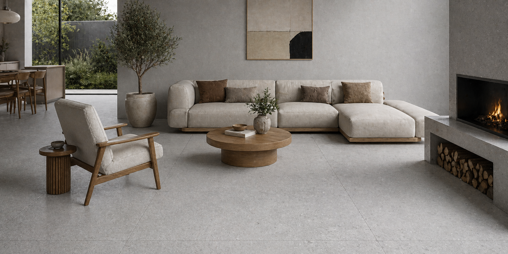 Terrazzo Light Grey 24