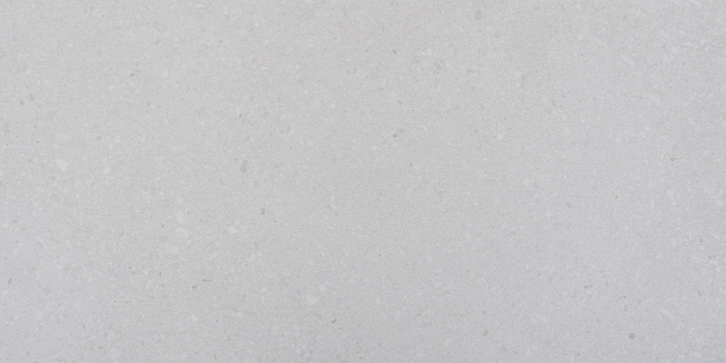 Terrazzo Silver 12"x24" Matte Porcelain Tile