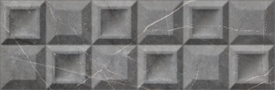 Tholos Grafito 12x36 Matte Decorative Ceramic Wall Tile