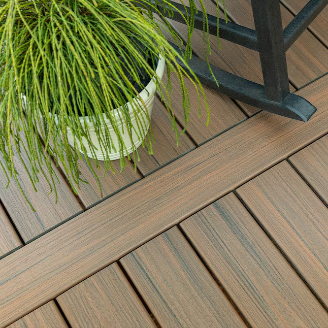 Trex Toasted Sand 1"x6"x20 ft. Groove Edge Decking Board