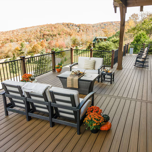 Trex Toasted Sand 1"x6"x20 ft. Groove Edge Decking Board