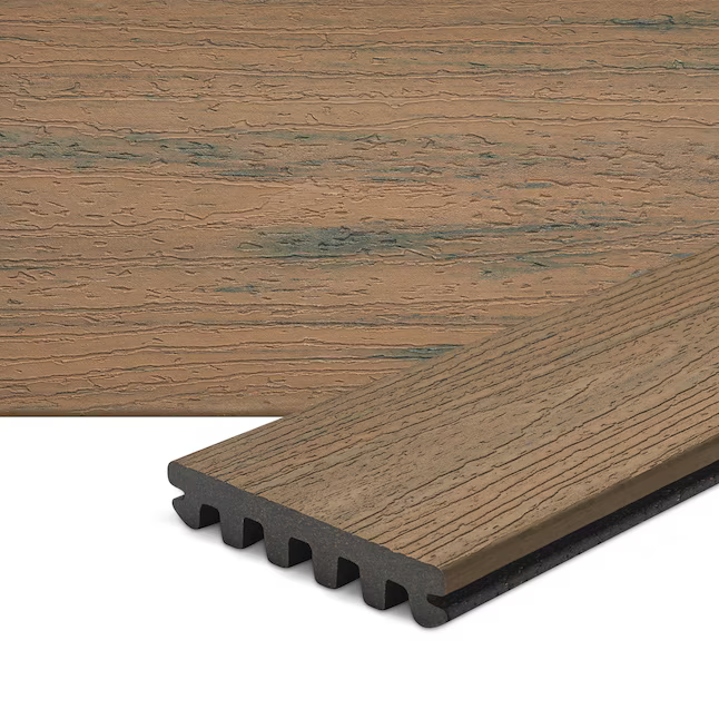Trex Toasted Sand 1"x6"x16 ft. Groove Edge Decking Board