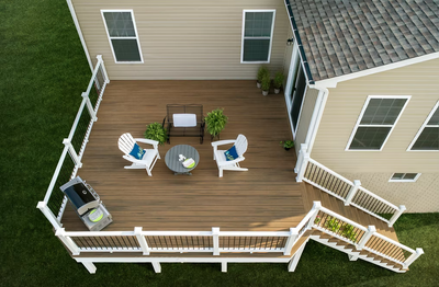 Trex Toasted Sand 1"x6"x20 ft. Groove Edge Decking Board