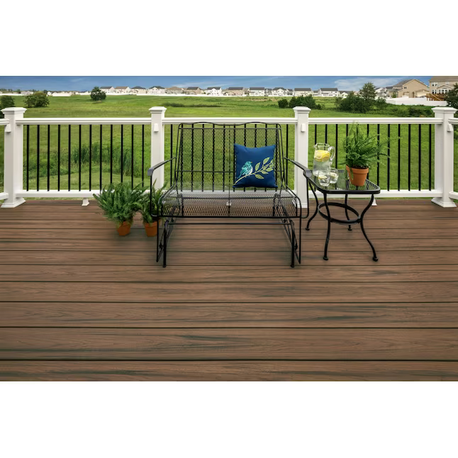 Trex Toasted Sand 1"x6"x16 ft. Groove Edge Decking Board