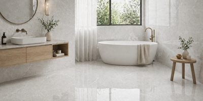 Vena White 12"x24" Polished Finish Porcelain Tile