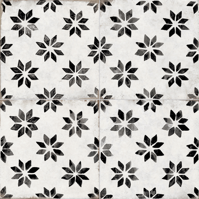 Albori 8x8 Matte Finish Porcelain Patterned Tile