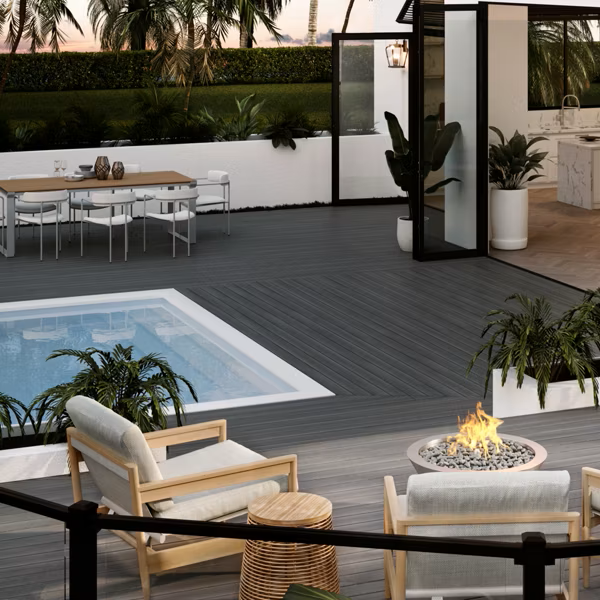 Trex Signature Whidbey 1"x6"x12 ft. Groove Edge Decking Board