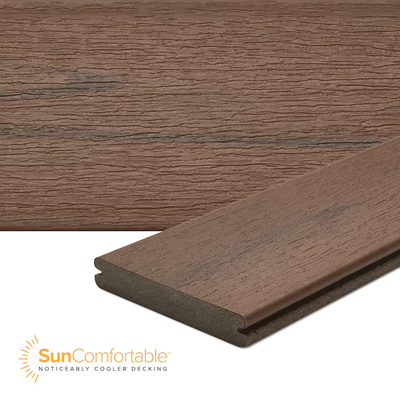 Trex Whiskey Barrel 1"x6"x20 ft. Groove Edge Decking Board