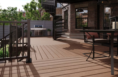Trex Whiskey Barrel 1"x6"x20 ft. Groove Edge Decking Board