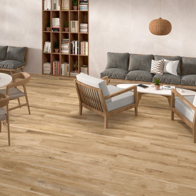 Eternal Roble 8x48 Matte Finish Wood Look Porcelain Tile