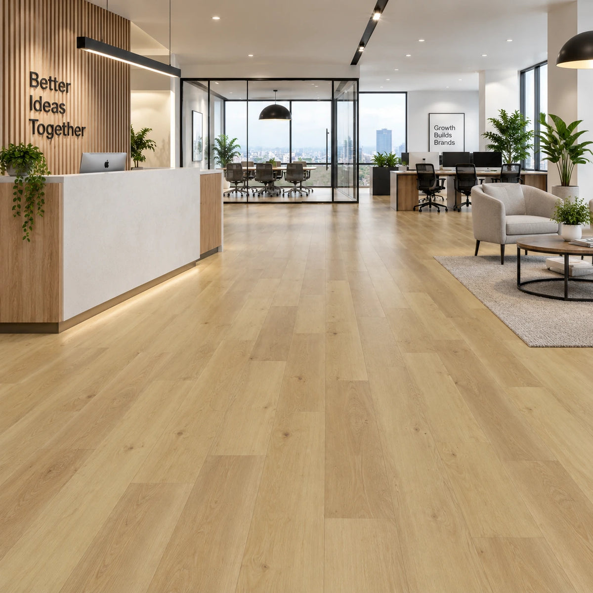 Vinyl Flooring in commercial space